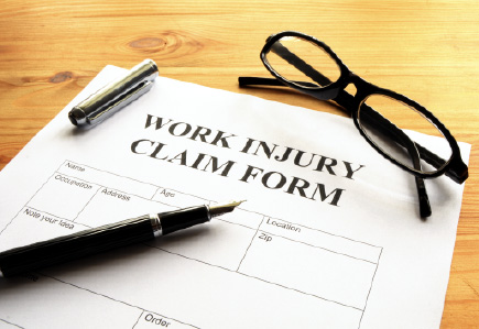 work injury claim form